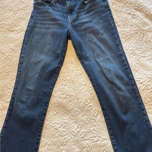 Frame Denim Women's Straight-Leg Jeans in Dark Indigo